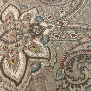 Floral Paisley Patterned Fabric